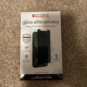 Privacy screen protector for iPhone 11 and XR